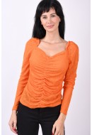Women Blouse East Vibrant Ladonna Orange